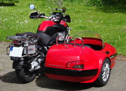 BMW R 1100 RT mit dem 2-Sitzer Seitenwagen Wing-Super-Sport