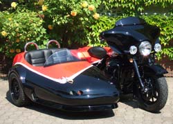 HD E Glide Wing-Super-Sport kurz 