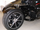 MSA-Lenkung mit Leichtmetallrad an einer BMW S1000RR.